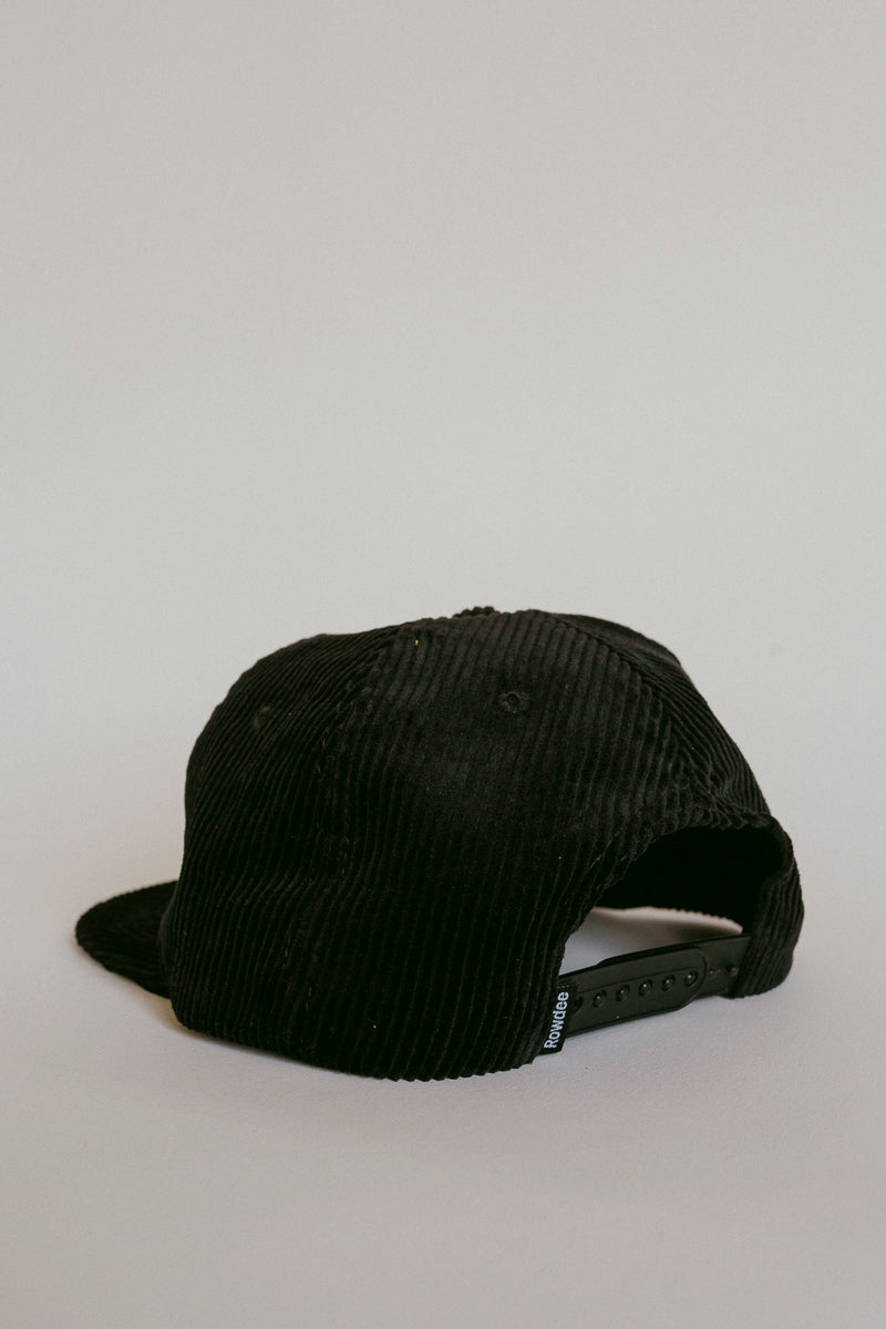 Black Corduroy Snapback