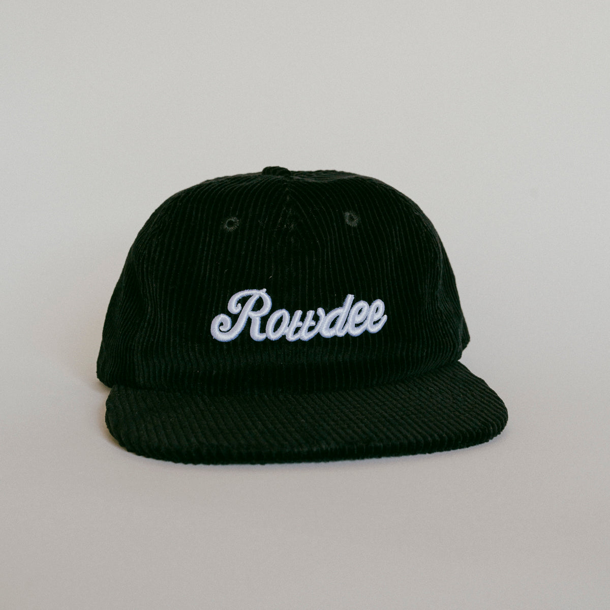 Black Corduroy Snapback