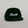 Black Corduroy Snapback
